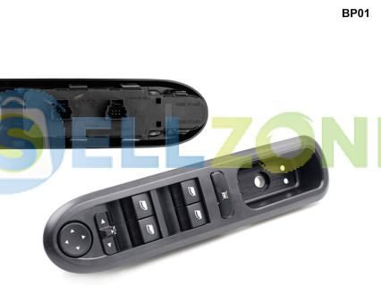 Κονσόλα κουμπιών ελέγχου ηλεκτρικών παραθύρων για Peugeot 407 - BP01