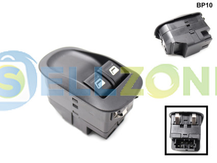 Κονσόλα δύο κουμπιών ηλεκτρικών παραθύρων για Peugeot 206 306 - BP10