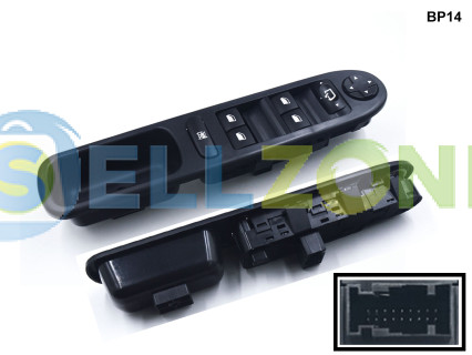 Διακόπτης ηλεκτρικών παραθύρων για Peugeot 207 - BP14