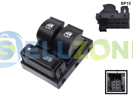 Διακόπτης με δύο κουμπιά για ηλεκτρικά παράθυρα για Peugeot Boxer Citroen Fiat - BP15