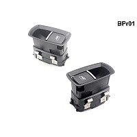 Διακόπτης ηλεκτρικών παραθύρων με κουμπί χρωμίου για Porsche 911 Panamera Cayenne Macan - BPr01