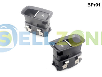 Διακόπτης ηλεκτρικών παραθύρων με κουμπί χρωμίου για Porsche 911 Panamera Cayenne Macan - BPr01