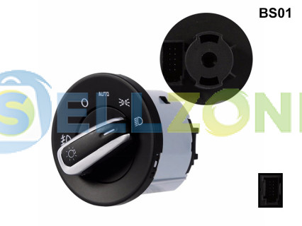 Διακόπτης Φώτων αυτοκινήτου και προβολέων για Skoda Octavia 2 - BS01