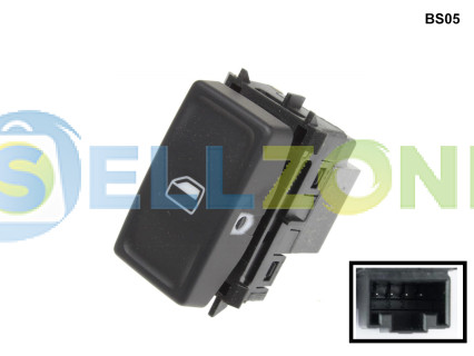 Διακόπτης ηλεκτρικού παραθύρου υψηλής ποιότητας 4 ακίδων για Skoda Octavia 13-17 - BS05