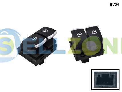 Διακόπτης ηλεκτρικών παραθύρων για VW Golf Passat 6 Caddy - BV04