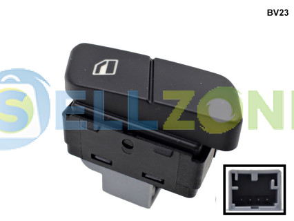 Διακόπτης ηλεκτρικού παραθύρου για VW Polo Fox - BV23