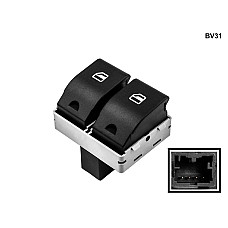 Διακόπτης με 2 κουμπιά ηλεκτρικών παραθύρων για VW Polo Seat - BV31 - Sellzone.bg Διακόπτης με 2 κουμπιά ηλεκτρικών παραθύρων για VW Polo Seat - BV31