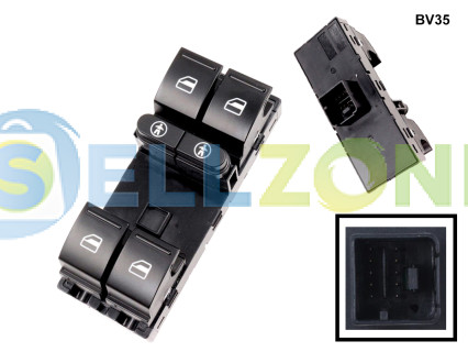 Διακόπτης ηλεκτρικών παραθύρων για VW Seat Sharan Touareg Touran - BV35