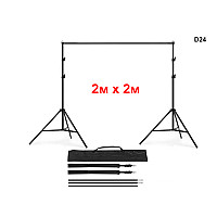 Τηλεσκοπικό σύστημα φόντου για στούντιο φωτογραφίας 2x2m - D24 - Sellzone.bg Τηλεσκοπικό σύστημα φόντου για στούντιο φωτογραφίας 2x2m - D24