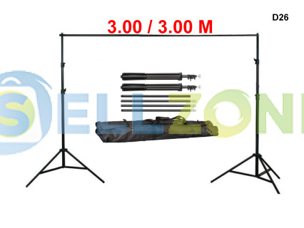 Αναδιπλούμενο και πρακτικό σύστημα φόντου για στούντιο φωτογραφίας 3mx3m - D26