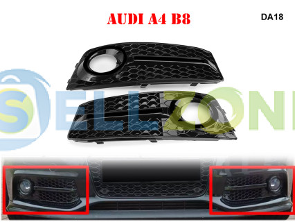 Πλαϊνά δίχτια εμπρός προφυλακτήρα για Audi A4 B8 - DA18