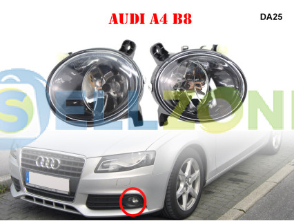 Προβολέας Ομίχλης Αυτοκινήτου για Audi A4 B8 Q5 A6 C6 A5 - DA25