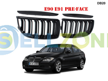 Διπλές M γρίλιες M3 μπροστινού προφυλακτήρα BMW E90 E91 2005-2008 - DB20