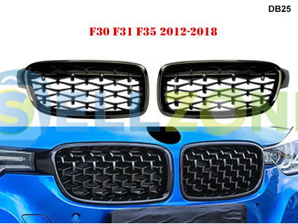 Διπλές M γρίλιες M3 Διαμαντένια νεφρά για BMW F30 F31 2011-2018 - DB25