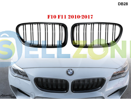 Διπλές M γρίλιες νεφρά M5 με μοναδική λάμψη για BMW F10 F11 2010-2017 - DB28