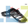 Διπλές M γρίλιες νεφρά M6 για BMW 6 F06 F12 F13 11-17 - DB36 - Изображение 2