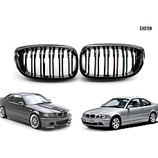 Διπλές M γρίλιες νεφρά για BMW E46 COUPE 03-05 - DB39 - Sellzone.bg Διπλές M γρίλιες νεφρά για BMW E46 COUPE 03-05 - DB39