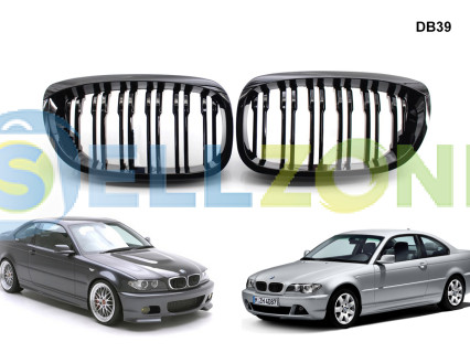 Διπλές M γρίλιες νεφρά για BMW E46 COUPE 03-05 - DB39