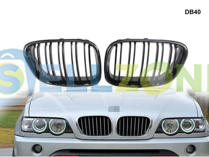 Διπλές M γρίλιες νεφρά για BMW X5 E53 1999-2003 - DB40