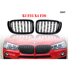 Διπλές M γρίλιες νεφρά για BMW X3 X4 F25 F26 - DB47 - Sellzone.bg Διπλές M γρίλιες νεφρά για BMW X3 X4 F25 F26 - DB47