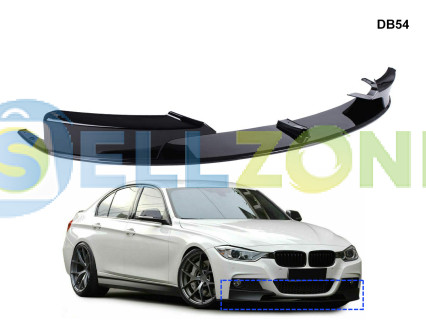 Spoiler Αυτοκινήτου Μπροστά Γυαλιστερό Μαύρο M-Performance Συμβατό με BMW Σειρά 3 για BMW 3 F30 - DB54