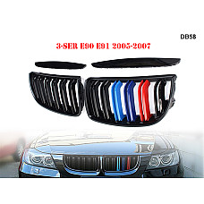 Διπλές M γρίλιες νεφρά με M Performance χρωματισμούς για BMW E90 E91 - DB58 - Sellzone.bg Διπλές M γρίλιες νεφρά με M Performance χρωματισμούς για BMW E90 E91 - DB58