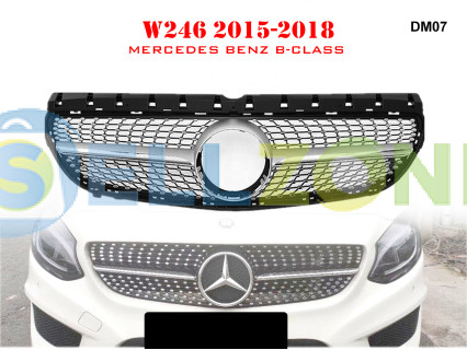 Διαμαντένια γρίλια αυτοκινήτου για Mercedes B W246 χρονολογίας 15-18  AMG - DM07