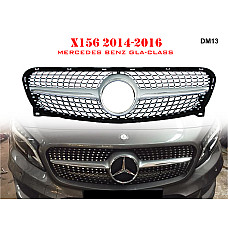 Διαμαντένια γρίλια αυτοκινήτου μπροστά για Mercedes GLA X156 14-16 AMG - DM13 - Sellzone.bg Διαμαντένια γρίλια αυτοκινήτου μπροστά για Mercedes GLA X156 14-16 AMG - DM13