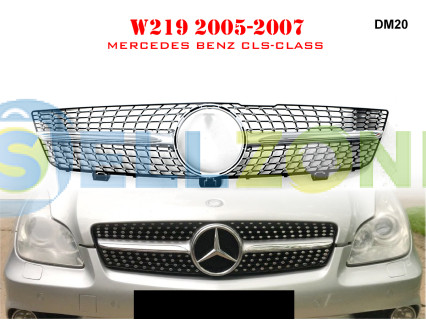 Γρίλια τύπου diamond για Mercedes CLS W219 05-07. AMG - DM20