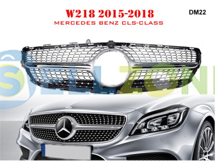 Μπροστινή γρίλια τύπου Diamond για Mercedes CLS W218 15-18 ετών. AMG - DM22