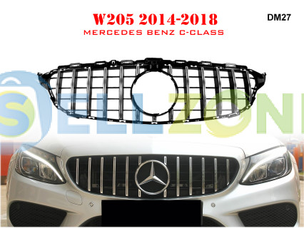 Μπροστινή γρίλια GT για Mercedes C W205 14-18 ετών AMG - DM27