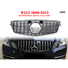 Μπροστινή γρίλια με ασημιές αποχρώσεις τύπου Diamond για Mercedes E W212 09-13 AMG - DM28 - Sellzone.bg Μπροστινή γρίλια με ασημιές αποχρώσεις τύπου Diamond για Mercedes E W212 09-13 AMG - DM28