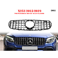 Μπροστινή γρίλια με ασημιές αποχρώσεις για Mercedes GLC X253 15-19. AMG - DM32 - Sellzone.bg Μπροστινή γρίλια με ασημιές αποχρώσεις για Mercedes GLC X253 15-19. AMG - DM32