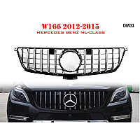 Μπροστινή γρίλια με ασημιές αποχρώσεις για Mercedes ML W166 12-15 ετών. AMG - DM33 - Sellzone.bg Μπροστινή γρίλια με ασημιές αποχρώσεις για Mercedes ML W166 12-15 ετών. AMG - DM33