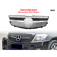 Μπροστινή γρίλια με ασημιές αποχρώσεις τύπου Diamond για Mercedes GLK X204 08-12 AMG - DM40 - Sellzone.bg Μπροστινή γρίλια με ασημιές αποχρώσεις τύπου Diamond για Mercedes GLK X204 08-12 AMG - DM40