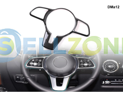 Tuning μαύρο κάλυμμα τιμονιού για Mercedes ABCE CLA CLK GLE - DMa12
