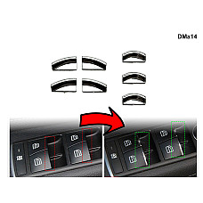 Κουμπιά χρωμίου για τα ηλεκτρικά παράθυρα της Mercedes C W204 E W212 CLS - DMa14 - Sellzone.bg Κουμπιά χρωμίου για τα ηλεκτρικά παράθυρα της Mercedes C W204 E W212 CLS - DMa14