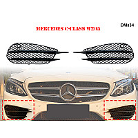 Μαύρες γρίλιες αλογόνου για Mercedes C W205 - DMa34 - Sellzone.bg Μαύρες γρίλιες αλογόνου για Mercedes C W205 - DMa34