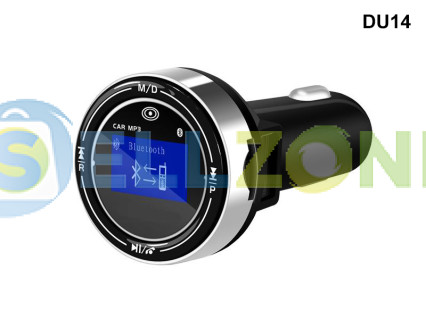 Πομπός FM με Bluetooth και αποθηκευτικός χώρος κάρτας SD - DU14