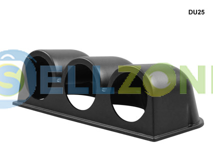 Γενική βάση οργάνων αυτοκινήτου για τρία όργανα μέτρησης - DU25