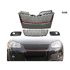 Σετ 4 γρίλιες μπροστινού προφυλακτήρα για VW GOLF 5 GTI V - DV09 - Sellzone.bg Σετ 4 γρίλιες μπροστινού προφυλακτήρα για VW GOLF 5 GTI V - DV09