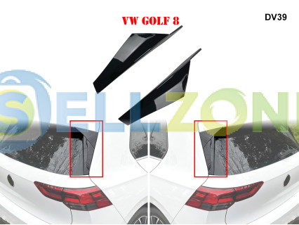 Πλαϊνή γυαλιστερό μαύρη αεροτομή του πορτμπαγκάζ κατάλληλο για VW Golf 8 - DV39