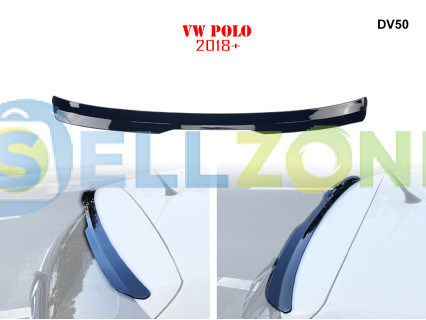 Γυαλιστερή μαύρη αεροτομή Πορτ Μπαγκάζ για VW Polo MK6 - DV50