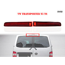Τρίτο φως φρένου αυτοκινήτου κόκκινο για παρμπρίζ VW Transporter T5 T6 - DV52 - Sellzone.bg Τρίτο φως φρένου αυτοκινήτου κόκκινο για παρμπρίζ VW Transporter T5 T6 - DV52