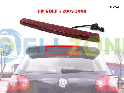 Τρίτο φως φρένου αυτοκινήτου κόκκινο για παρμπρίζ VW GOLF 5 - DV54