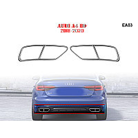 Διπλές μεταλλικές ακροφυσιές εξατμισης με αυτοκόλλητα για AUDI A4 - EA03 - Sellzone.bg Διπλές μεταλλικές ακροφυσιές εξατμισης με αυτοκόλλητα για AUDI A4 - EA03