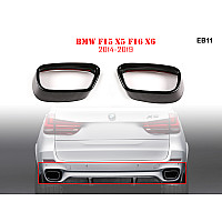 Διπλές μεταλλικές ακροφυσιές εξατμισης με αυτοκόλλητα για BMW X5 F15 X6 F16 - EB11 - Sellzone.bg Διπλές μεταλλικές ακροφυσιές εξατμισης με αυτοκόλλητα για BMW X5 F15 X6 F16 - EB11