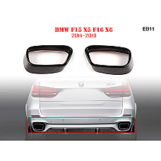 Διπλές μεταλλικές ακροφυσιές εξατμισης με αυτοκόλλητα για BMW X5 F15 X6 F16 - EB11 - Sellzone.bg Διπλές μεταλλικές ακροφυσιές εξατμισης με αυτοκόλλητα για BMW X5 F15 X6 F16 - EB11