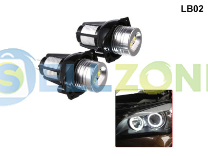 White Light LED Angel Eyes Bulbs για BMW 3 E90 E91 - LB02