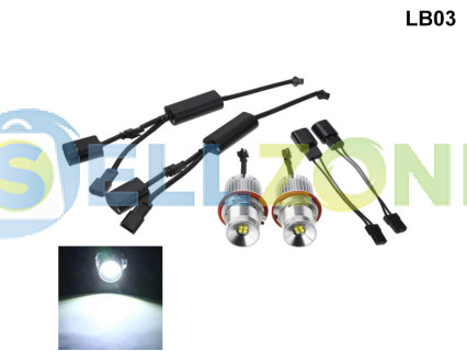 Πολύ ισχυροί λαμπτήρες LED angel eyes για BMW E39 E53 E60 - LB03